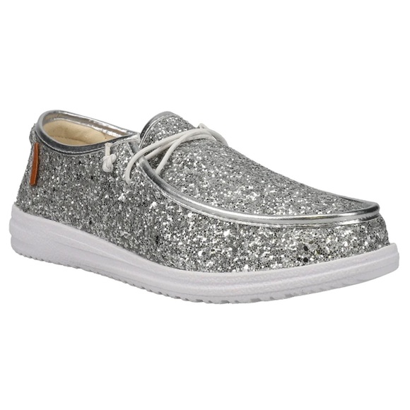 Corkys Shoes - Corkys Silver Glitter Kayak Boat Shoes